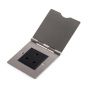 Soho Lighting Brushed Chrome 13A 1 Gang Euromod Floor Socket Blk Ins