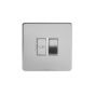 Soho Lighting Brushed Chrome Fused Connection Unit (FCU) Switched 13A DP Wht Ins Screwless