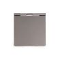 Soho Lighting Brushed Chrome 13A 1Gang Floor Socket Blk Ins