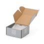 Soho Lighting Brushed Chrome 13A 1Gang Floor Socket Blk Ins