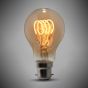 Soho Lighting 4w B22 Vintage Edison GLS LED Light Bulb 1800K T-Spiral Filament Dimmable