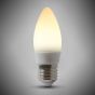 Soho Lighting 4w E27 ES 3000K Opal Dimmable LED Candle Bulb with white plastic