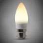 4w B22 3000K Opal Dimmable LED Candle Bulb High CRI