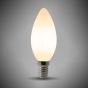 5 Pack - 4w E14 SES Opal Candle LED Bulb 4100K Horizon Daylight Dimmable High CRI