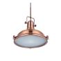 Cambridge Rose Gold Bell Shaped Nautical Pendant Light - Soho Lighting