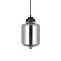 Soho Lighting Goslett Smoked Blown Glass Jar Pendant Light