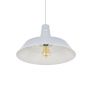 Large Argyll Industrial Pendant Light Pale Grey