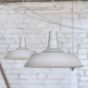 Grey Haze Industrial Dining Room Pendant Light - Large Argyll - Soho Lighting