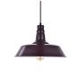 Mulberry Red Burgundy Industrial Breakfast Bar Pendant Light - Argyll - Soho Lighting