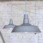 French Grey Industrial Breakfast Bar Pendant Light - Argyll - Soho Lighting
