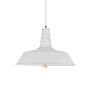 Clay White Cream Industrial Breakfast Bar Pendant Light - Argyll - Soho Lighting