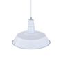 Pure White Industrial Breakfast Bar Pendant Light - Argyll - Soho Lighting