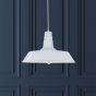 Pure White Industrial Breakfast Bar Pendant Light - Argyll - Soho Lighting