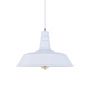 Pure White Industrial Breakfast Bar Pendant Light - Argyll - Soho Lighting