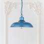 Portland Bedroom and Hallway Pendant Light Aston Blue - Soho Lighting