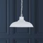 Portland Bedroom and Hallway Pendant Light Grey Haze - Soho Lighting