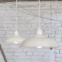 Portland Bedroom and Hallway Pendant Light Clay White Cream - Soho Lighting