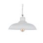 Portland Bedroom and Hallway Pendant Light Clay White Cream - Soho Lighting
