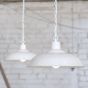 Soho Lighting Pure White Bedroom and Hallway Pendant Light  - Portland