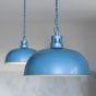 Aston Blue Rustic Dome Dining Room Pendant Light - Berwick - Soho Lighting