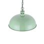 Chalk Mint Green Rustic Dome Dining Room Pendant Light - Berwick - Soho Lighting