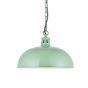 Chalk Mint Green Rustic Dome Dining Room Pendant Light - Berwick - Soho Lighting