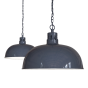 Leaden Grey Slate Rustic Dome Dining Room Pendant Light - Berwick - Soho Lighting