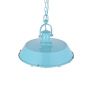 Duck Egg Blue Turquoise Caged Industrial Kitchen Island Pendant Light - Brewer Cage - Soho Lighting