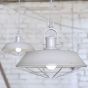 Grey Haze Caged Industrial Kitchen Island Kitchen Island Pendant Light - Brewer Cage - Soho Lighting