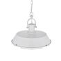 Clay White Cream Cage Industrial Kitchen Island Pendant Light - Brewer Cage - Soho Lighting