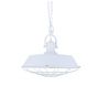 Pure White Cage Industrial Kitchen Island Pendant Light - Brewer Cage - Soho Lighting