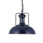 Regent Vintage Kitchen Pendant Light Squid Ink Navy Blue - Soho Lighting