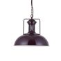 Mulberry Red Burgundy Vintage Kitchen Pendant Light - Regent - Soho Lighting