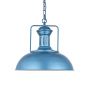 Regent Vintage Kitchen Pendant Light Aston Blue - Soho Lighting