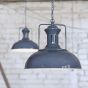 Leaden Grey Vintage Kitchen Pendant Light - Regent - Soho Lighting