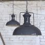 Leaden Grey Vintage Kitchen Pendant Light - Regent - Soho Lighting