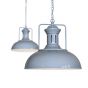 French Grey Vintage Kitchen Pendant Light Regent - Soho Lighting