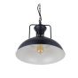 Regent Vintage Kitchen Pendant Light Matt Black