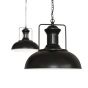 Matt Black Vintage Kitchen Pendant Light - Regent - Soho Lighting