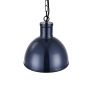 Wardour Industrial Bay Pendant Light Squid Ink Navy Blue - Soho Lighting