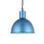 Wardour Industrial Hallway Pendant Light Aston Blue - Soho Lighting