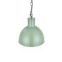 Chalk Mint Green Industrial Hallway Pendant Light - Wardour - Soho Lighting