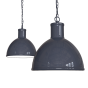 Leaden Grey Industrial Hallway Pendant Light - Wardour - Soho Lighting