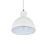 Wardour Industrial Bay Pendant Light Clay White