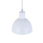 Pure White Industrial Hallway Pendant Light - Wardour - Soho Lighting