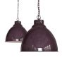 Mulberry Red Burgundy Vintage Pendant Light - Oxford - Soho Lighting