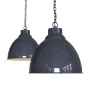 Leaden Grey Vintage Pendant Light - Oxford - Soho Lighting