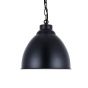 Matt Black Vintage Pendant Light - Oxford - Soho Lighting
