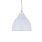 Pure White Vintage Pendant Light Oxford - Soho Lighting
