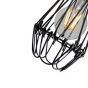 Denman Industrial Vintage Brass Caged Teardrop Pendant Light - Soho Lighting